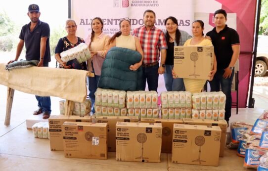Amplían apoyo alimentario en Cortijos de Guaténipa