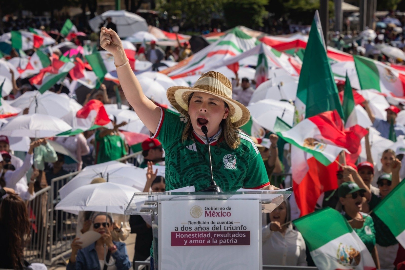 Desde Sinaloa, gobernadora respalda defensa de la soberanía planteada por Sheinbaum