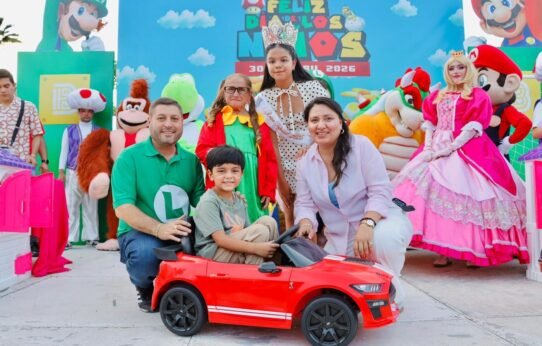 Con regalos, sorpresas y mucha diversión, José Paz López festeja a lo grande a niñas y niños de Badiraguato