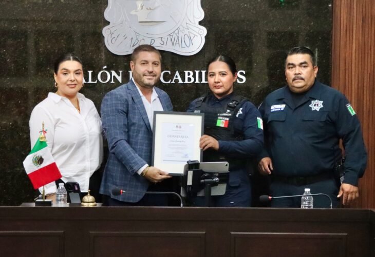 Reconocen a policías de Badiraguato e incorporan cuatro nuevos elementos a la corporación