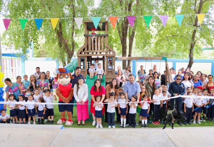 Kínder Jean Piaget estrena área recreativa en Badiraguato